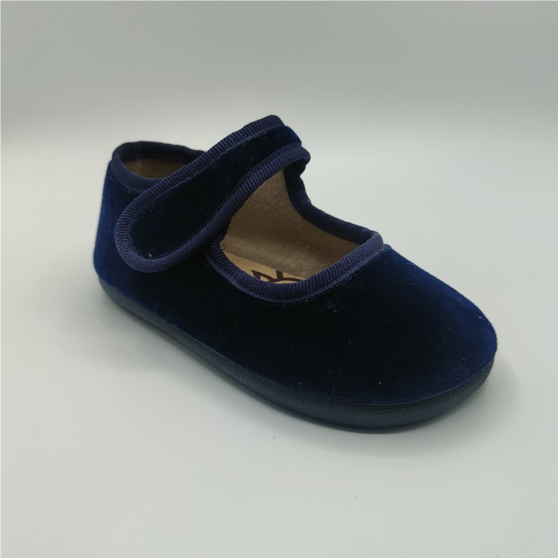 MERCEDITA TERCIOPELO AZUL MARINO