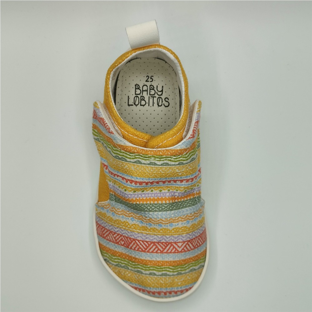 ZAPATILLA VELCROS AMARILLO