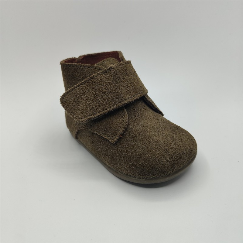 BOTIN SERRAJE VERDE OSCURO