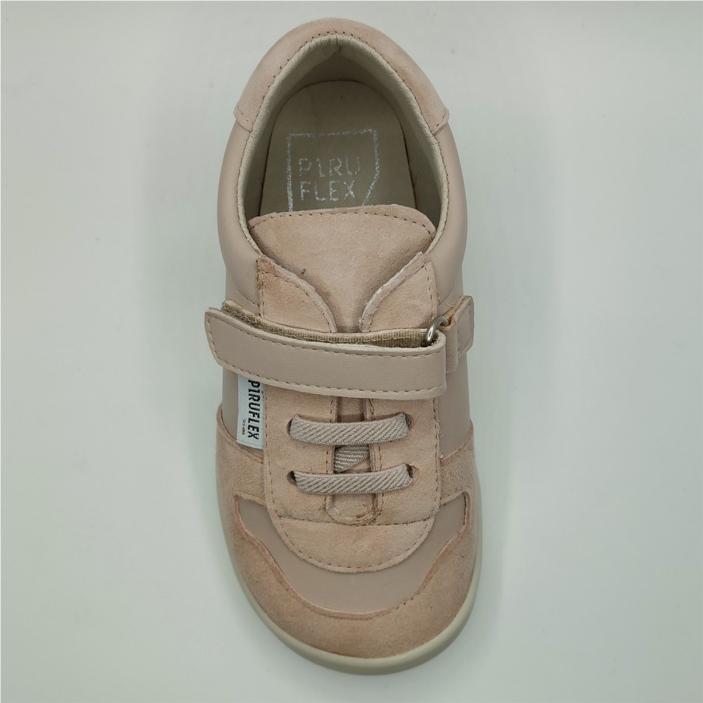 DEPORTIVA ELASTICO Y VELCRO ROSA