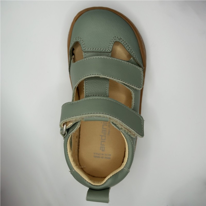 SANDALIA CERRADA AJUSTE VERDE 2