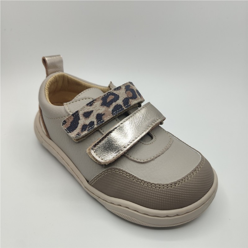 BOTIN VELCROS BEIGE