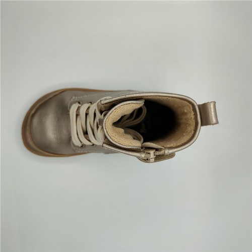 BOTA CORDONES DORADO