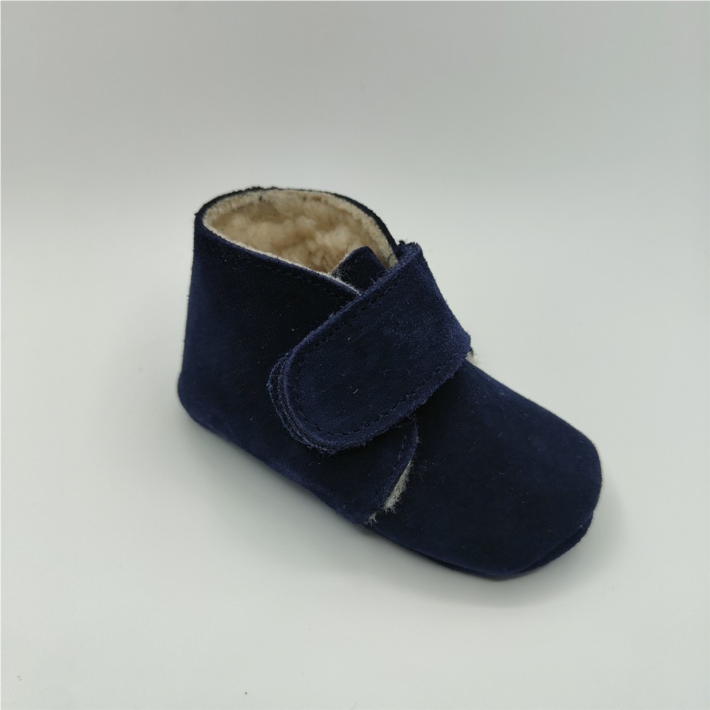BABY BLUCHER FORRO BORREGO AZUL MARINO