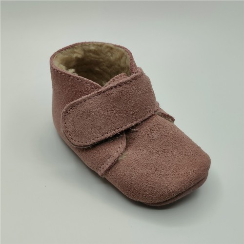 BABY BLUCHER FORRO BORREGO ROSA BB