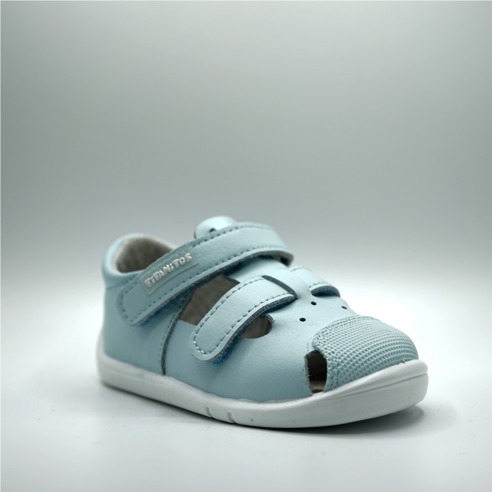 SANDALIA DOBLE VELCRO AZUL