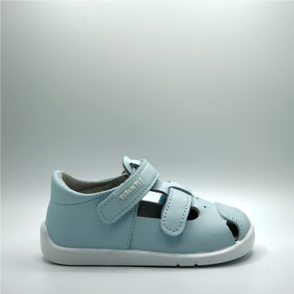 SANDALIA DOBLE VELCRO AZUL