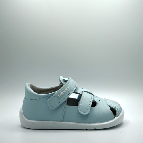SANDALIA DOBLE VELCRO AZUL