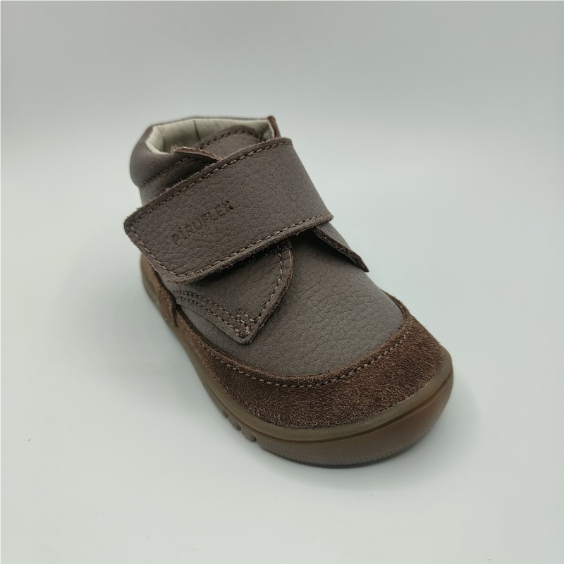 BOTIN UN VELCRO MARRON