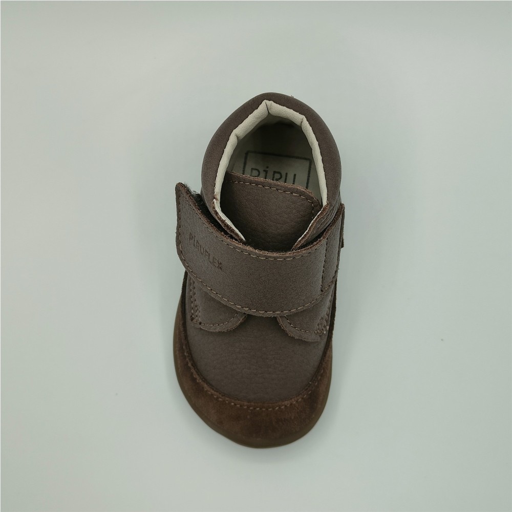 BOTIN UN VELCRO MARRON