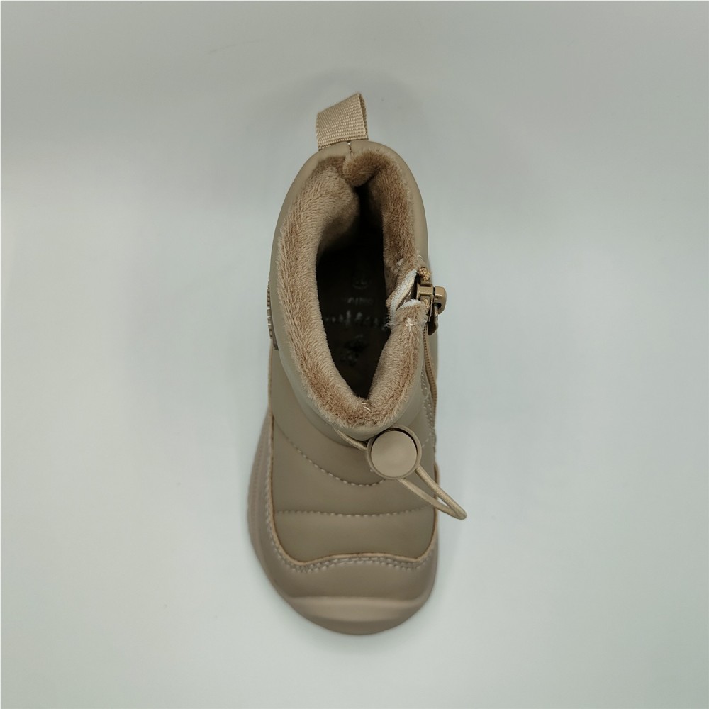 BOTA CREMALLERA BEIGE