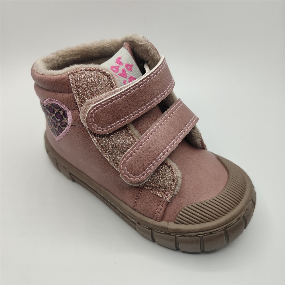BOTIN CORAZON ROSA