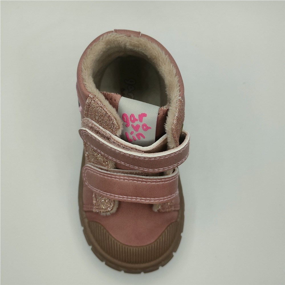 BOTIN CORAZON ROSA