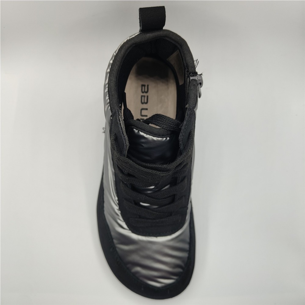 BOTA METALIZADA NEGRO