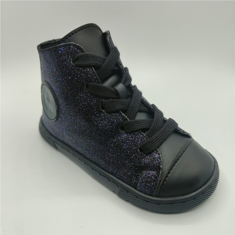 BOTA CORDON CREMALLERA AZUL MARINO