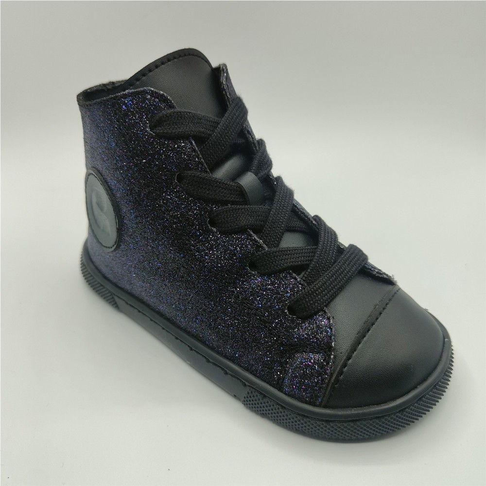 BOTA CORDON CREMALLERA AZUL MARINO
