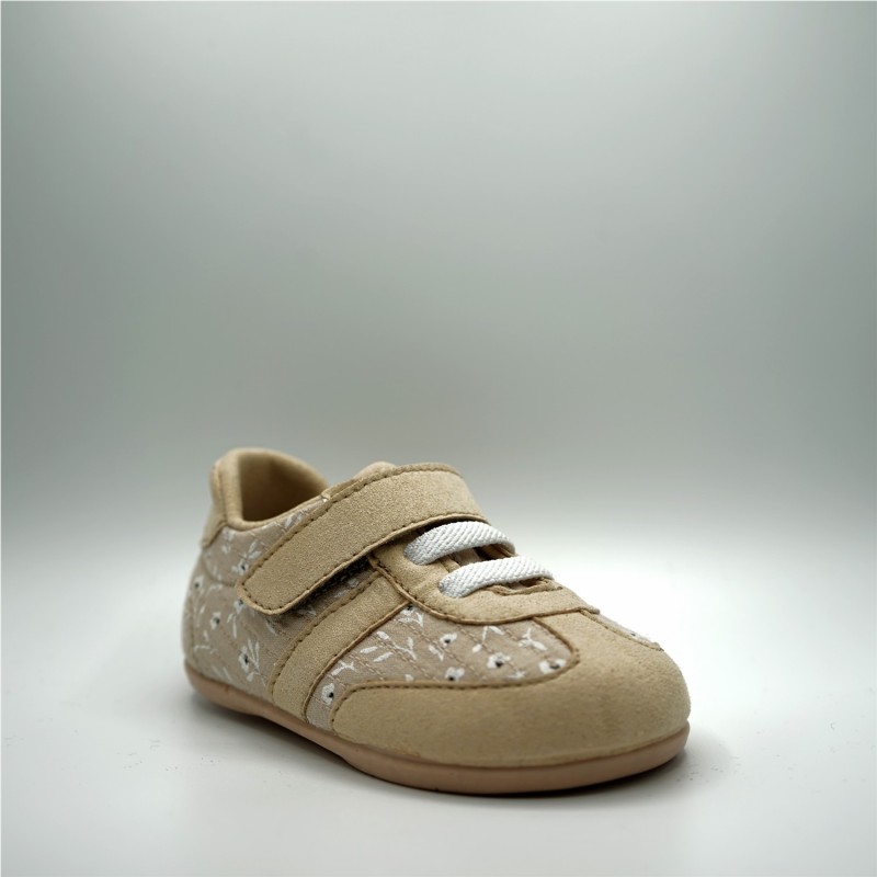 ZAPATILLA FLORES BEIGE