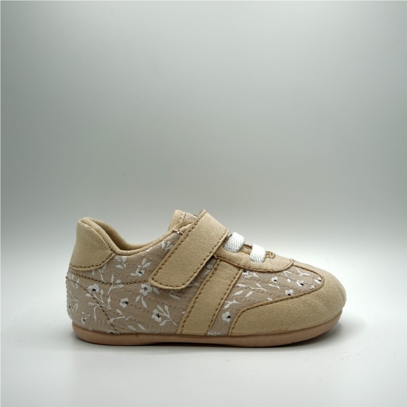 ZAPATILLA FLORES BEIGE 2