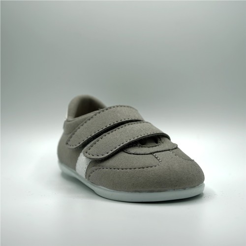 ZAPATILLA DOS VELCROS GRIS