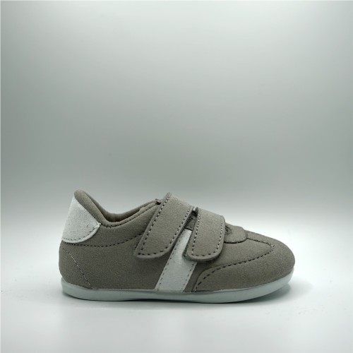 ZAPATILLA DOS VELCROS GRIS