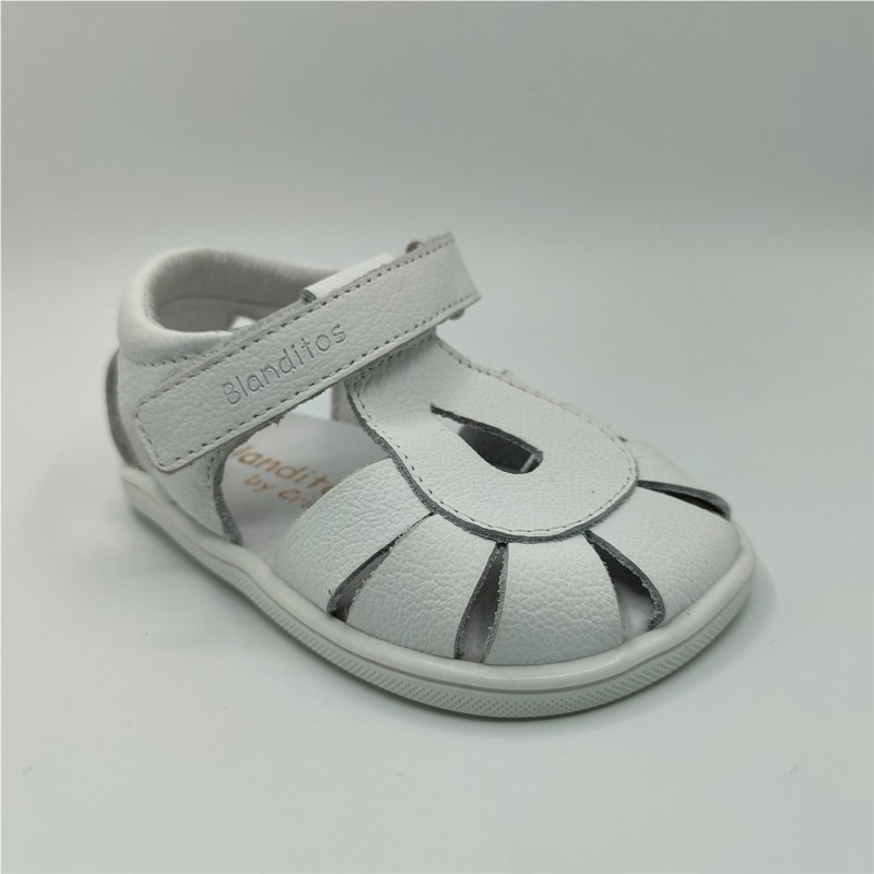 SANDALIA GOTA BLANCO