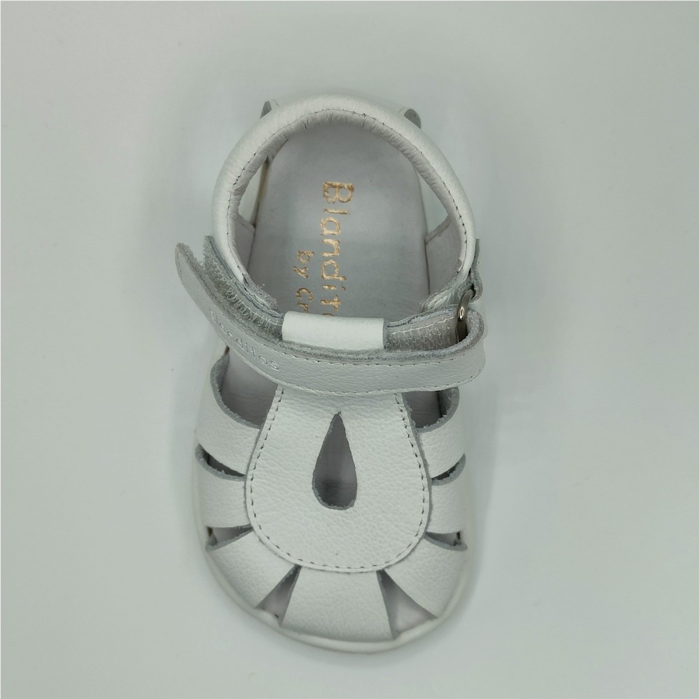 SANDALIA GOTA BLANCO