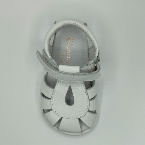 SANDALIA GOTA BLANCO
