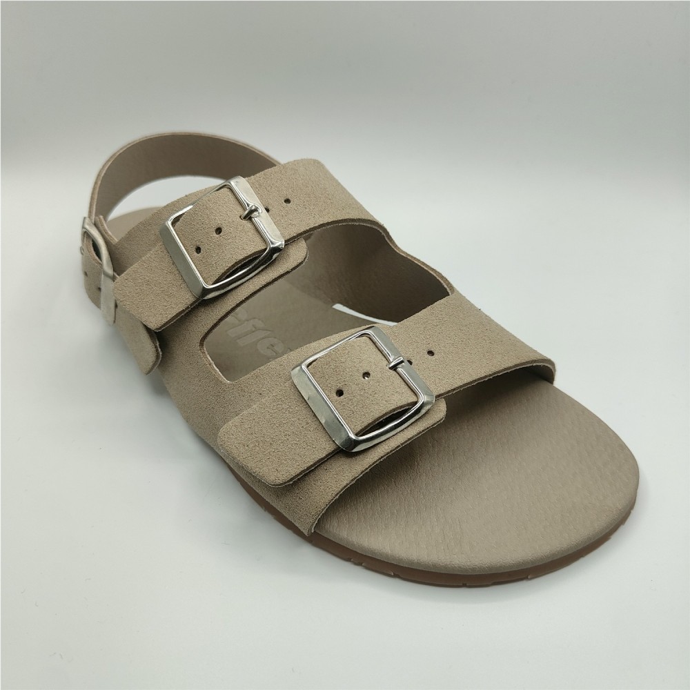 SANDALIA HEBILLAS BEIGE