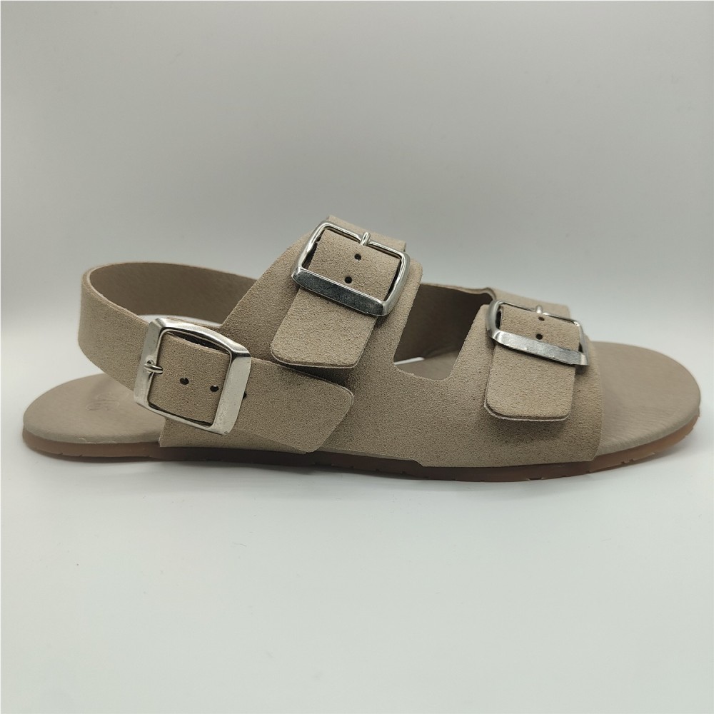 SANDALIA HEBILLAS BEIGE