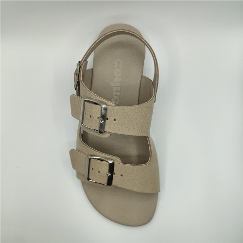 SANDALIA HEBILLAS BEIGE