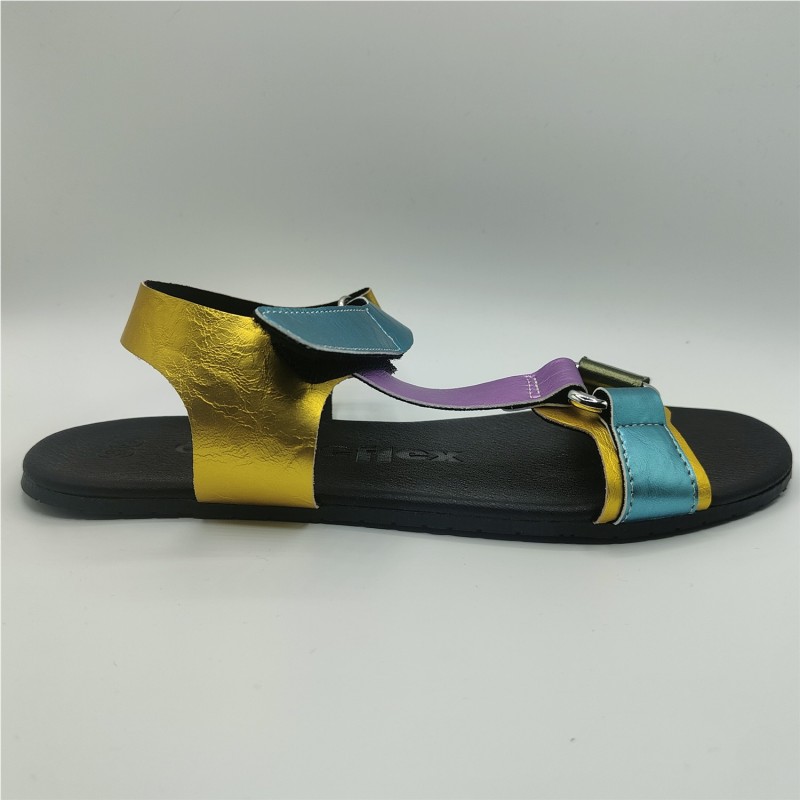 SANDALIA METALIZADA MULTICOLOR 2
