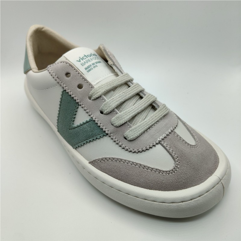 ZAPATILLA CORDONES VERDE AGUA