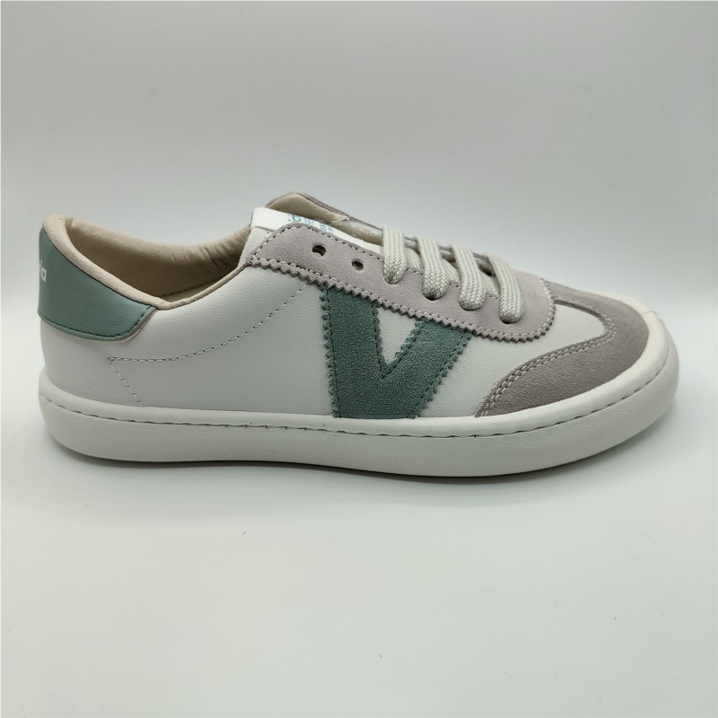 ZAPATILLA CORDONES VERDE AGUA 2