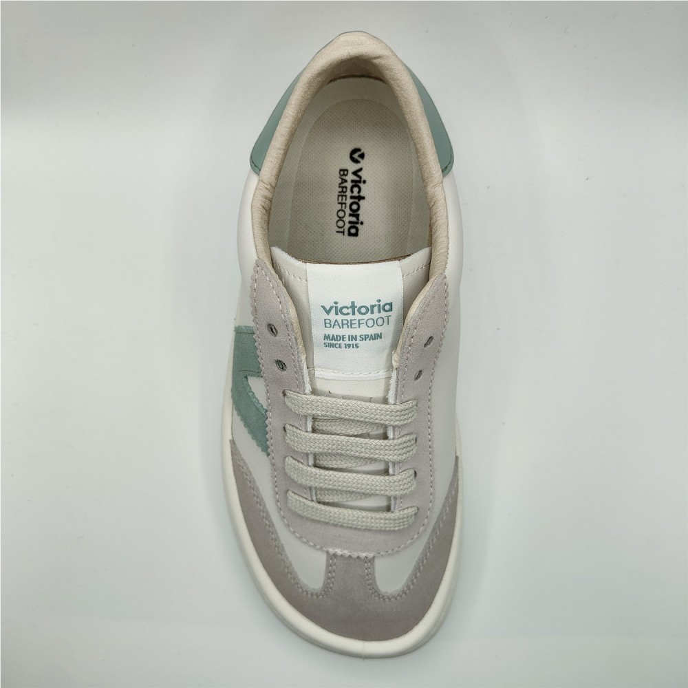 ZAPATILLA CORDONES VERDE AGUA