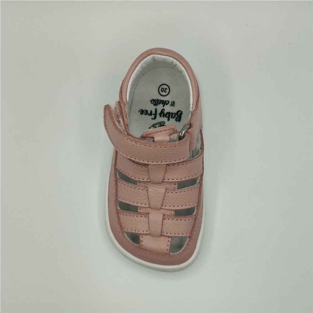 SANDALIA CERRADA ROSA BEBE