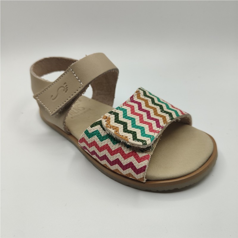 SANDALIA MULTICOLOR AMARILLO