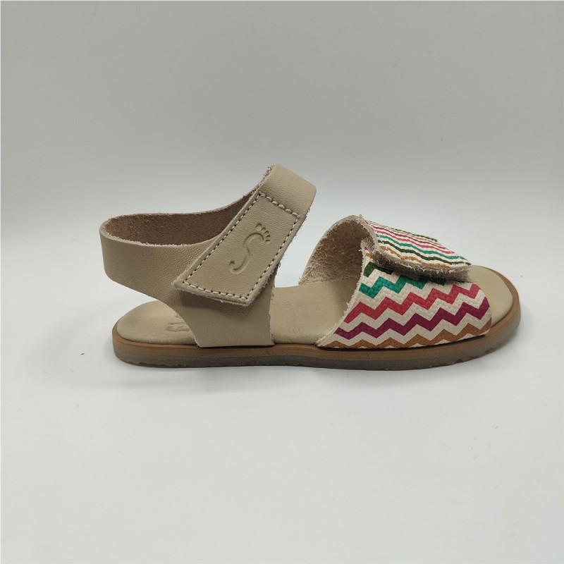 SANDALIA MULTICOLOR AMARILLO 2