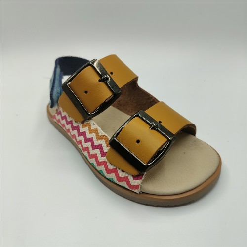 SANDALIA VELCROS AMARILLO