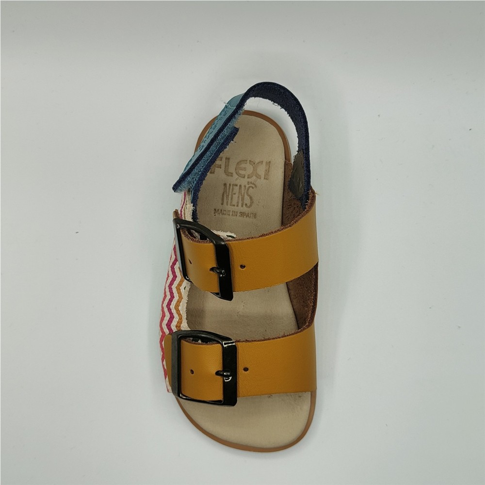 SANDALIA VELCROS AMARILLO