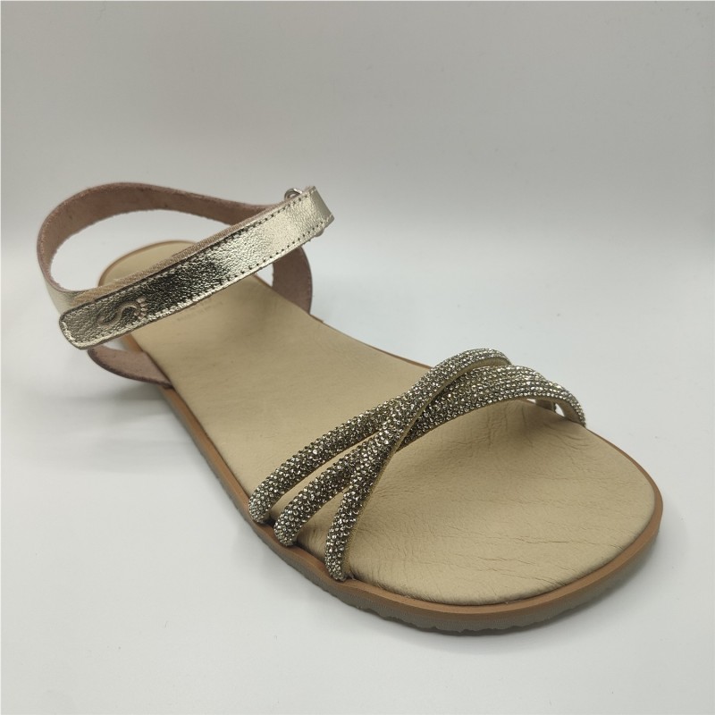 SANDALIA VESTIR DORADO