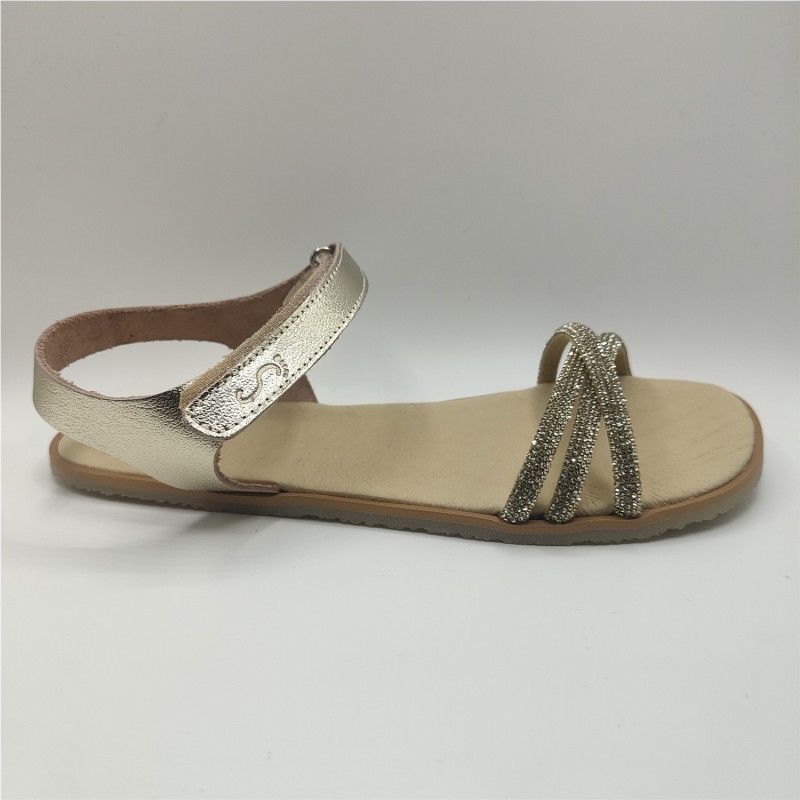 SANDALIA VESTIR DORADO 2