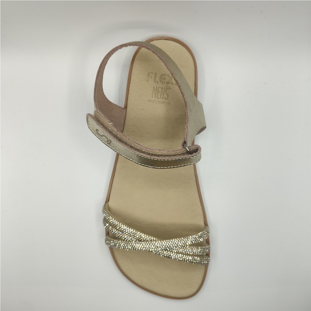 SANDALIA VESTIR DORADO