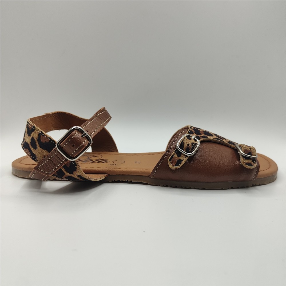 SANDALIA HEBILLAS ESTAMPADO