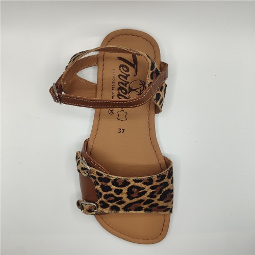 SANDALIA HEBILLAS ESTAMPADO