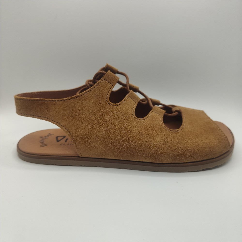 SANDALIA ROMANA BAJA CAMEL