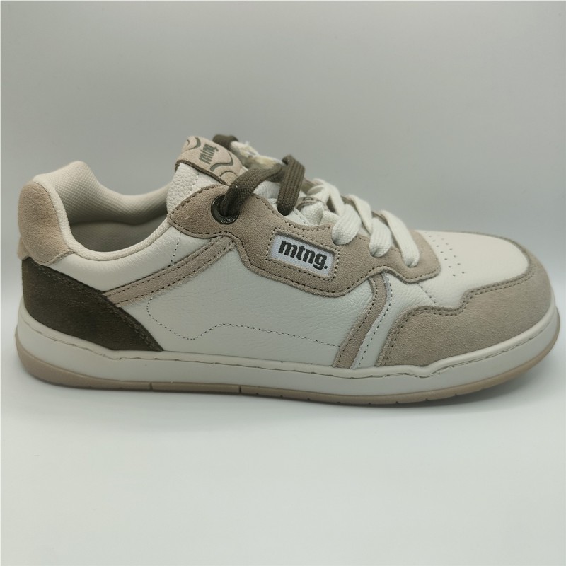 DEPORTIVA CORDONES BEIGE 2